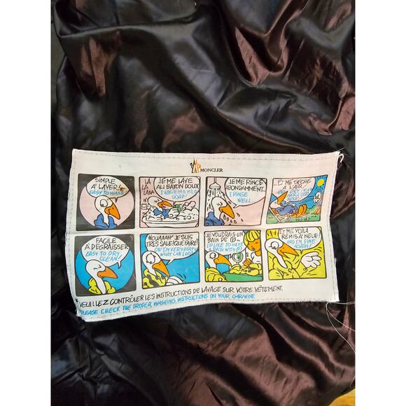 Moncler Bady down   Black Shiny Jacket  Size 4/Midium - Picture 10 of 15